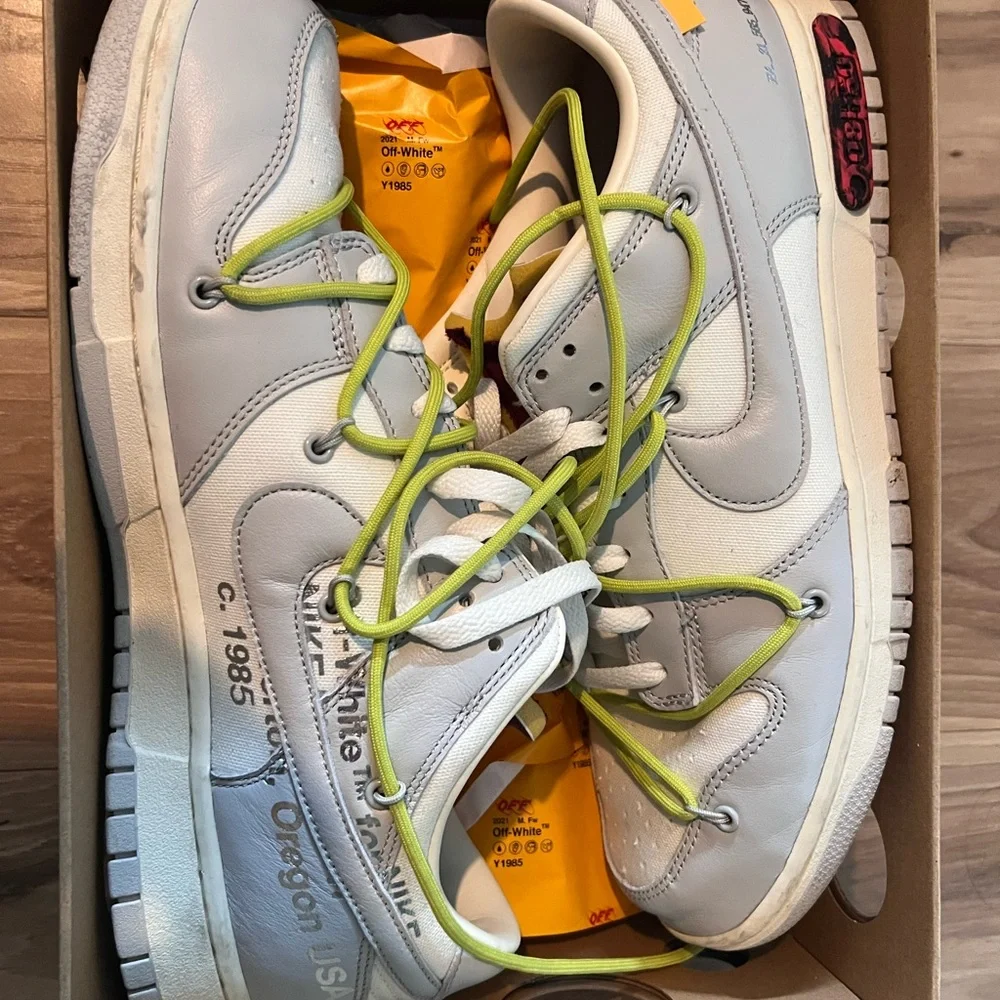 Nike Dunk Low x Off-White “Lot 8” - Picture 2 of 3